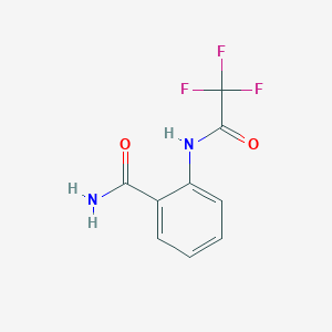 molecular formula C9H7F3N2O2 B8783644 2-[(Trifluoroacetyl)amino]benzamide 