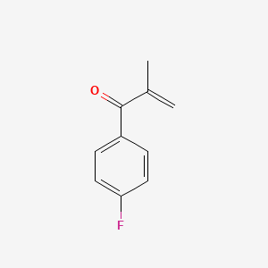 molecular formula C10H9FO B8783681 1-(4-Fluorophenyl)-2-methylprop-2-en-1-one CAS No. 58472-45-0