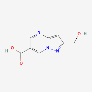 2-(Hydroxymethyl)pyrazolo[1,5-A]pyrimidine-6-carboxylic acid