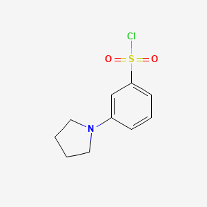 3-(Pyrrolidin-1-YL)benzene-1-sulfonyl chloride