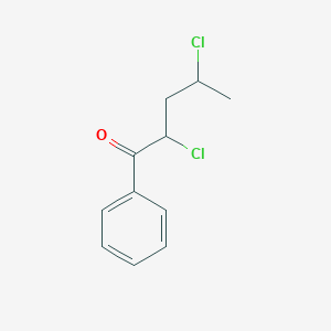 molecular formula C11H12Cl2O B8783724 2,4-Dichlorovalerophenone 