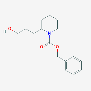 Benzyl 2-(3-hydroxypropyl)piperidine-1-carboxylate