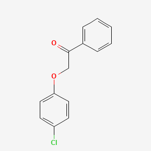 molecular formula C14H11ClO2 B8784079 2-(4-Chlorophenoxy)-1-phenylethanone CAS No. 18859-48-8