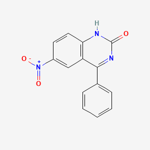 molecular formula C14H9N3O3 B8784083 6-Nitro-4-phenyl-2-quinazolinol 
