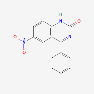 6-Nitro-4-phenyl-2-quinazolinol