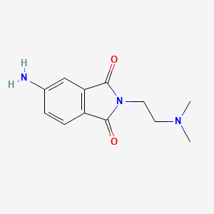 molecular formula C12H15N3O2 B8784120 5-Amino-2-[2-(dimethylamino)ethyl]-1h-isoindole-1,3(2h)-dione CAS No. 152294-81-0