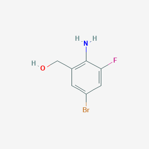 molecular formula C7H7BrFNO B8784126 (2-Amino-5-bromo-3-fluorophenyl)methanol CAS No. 906811-50-5