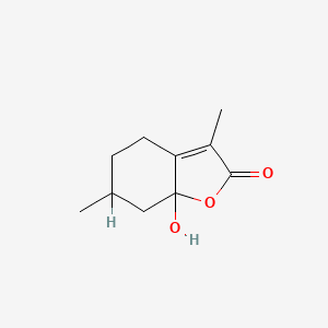 3,6-Dimethyl-7a-hydroxy-5,6,7,7a-tetrahydrobenzofuran-2(4H)-one