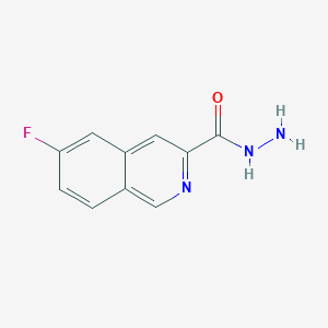 6-Fluoroisoquinoline-3-carbohydrazide