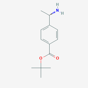 tert-butyl 4-[(1S)-1-aminoethyl]benzoate