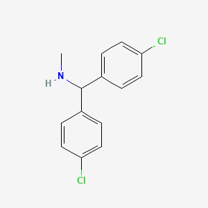 [Bis(4-chlorophenyl)methyl](methyl)amine