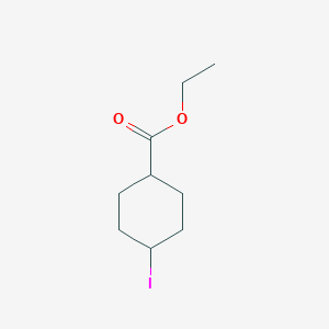 molecular formula C9H15IO2 B8784440 ethyl 4-iodocyclohexane-1-carboxylate 