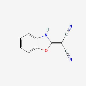 molecular formula C10H5N3O B8784447 Propanedinitrile, 2(3H)-benzoxazolylidene- CAS No. 58092-45-8