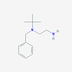molecular formula C13H22N2 B8784498 N'-benzyl-N'-tert-butylethane-1,2-diamine CAS No. 61694-83-5