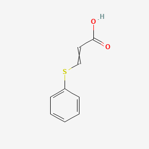 molecular formula C9H8O2S B8784587 3-(Phenylthio)acrylic acid 