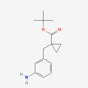 tert-Butyl 1-(3-aminobenzyl)cyclopropanecarboxylate