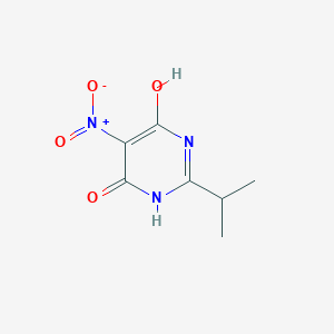 6-Hydroxy-5-nitro-2-(propan-2-yl)pyrimidin-4(3H)-one