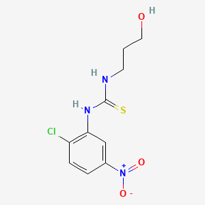 1-(2-Chloro-5-nitrophenyl)-3-(3-hydroxypropyl)thiourea