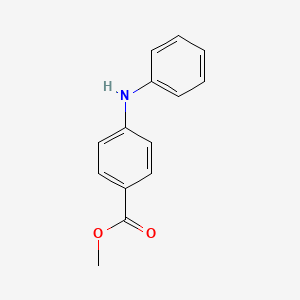 molecular formula C14H13NO2 B8784793 Methyl 4-(phenylamino)benzoate CAS No. 4058-18-8