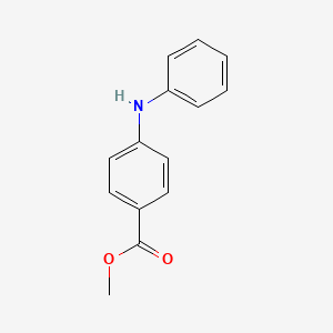 molecular formula C14H13NO2 B8784793 Methyl 4-anilinobenzoate CAS No. 4058-18-8