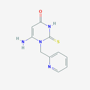 6-amino-1-(pyridin-2-ylmethyl)-2-sulfanylpyrimidin-4(1H)-one