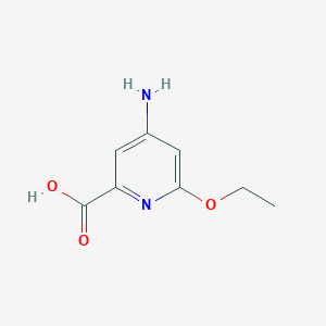 4-Amino-6-ethoxypicolinic acid