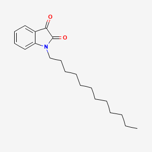 molecular formula C20H29NO2 B8784902 1-Dodecylindoline-2,3-dione 