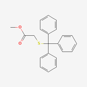 Methyl(tritylsulfanyl)acetate