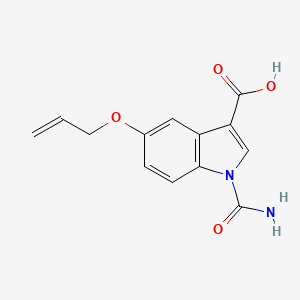 5-(allyloxy)-1-carbamoyl-1H-indole-3-carboxylic acid