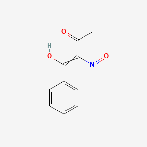 molecular formula C10H9NO3 B8785011 2-Hydroxyimino-1-phenylbutane-1,3-dione 