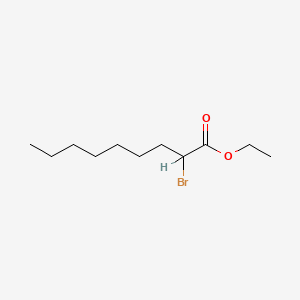 molecular formula C11H21BrO2 B8785053 Ethyl 2-bromononan-1-oate CAS No. 7425-60-7