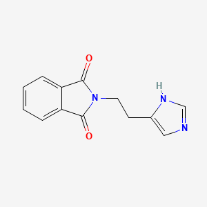 molecular formula C13H11N3O2 B8785061 2-(2-(1H-Imidazol-5-yl)ethyl)isoindoline-1,3-dione 