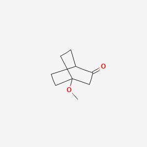 molecular formula C9H14O2 B8785066 4-Methoxybicyclo[2.2.2]octan-2-one CAS No. 4893-16-7