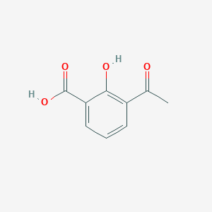 molecular formula C9H8O4 B8785077 3-Acetyl-2-hydroxybenzoic acid CAS No. 67127-78-0