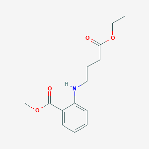 Methyl 2-[(4-ethoxy-4-oxobutyl)amino]benzoate