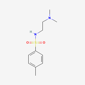 molecular formula C11H18N2O2S B8785164 p-Toluenesulfonamide, N-(2-dimethylaminoethyl)- CAS No. 32411-03-3