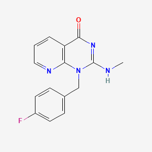 1-(4-Fluorobenzyl)-2-(methylamino)pyrido[2,3-d]pyrimidin-4(1H)-one