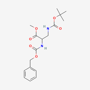 Methyl 2-[[(benzyloxy)carbonyl]amino]-3-[(tert-butoxycarbonyl)amino]propanoate