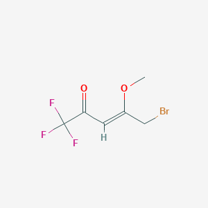 (3Z)-5-bromo-1,1,1-trifluoro-4-methoxypent-3-en-2-one