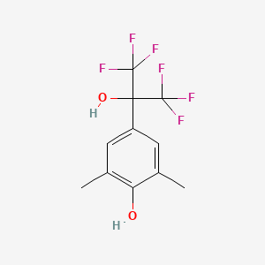 4-(1,1,1,3,3,3-Hexafluoro-2-hydroxypropan-2-yl)-2,6-dimethylphenol