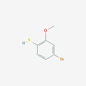 molecular formula C7H7BrOS B8785254 4-Bromo-2-methoxybenzenethiol CAS No. 145915-30-6