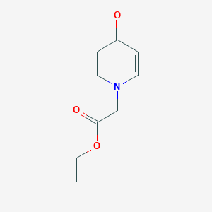 molecular formula C9H11NO3 B8785340 ethyl 2-(4-oxopyridin-1(4H)-yl)acetate 