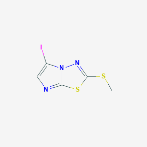 5-Iodo-2-(methylthio)imidazo[2,1-b][1,3,4]thiadiazole