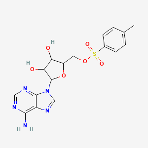 9-{5-o-[(4-Methylphenyl)sulfonyl]pentofuranosyl}-9h-purin-6-amine