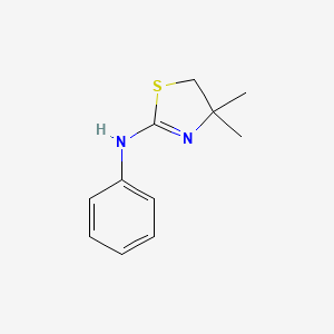 4,4-dimethyl-N-phenyl-4,5-dihydrothiazol-2-amine