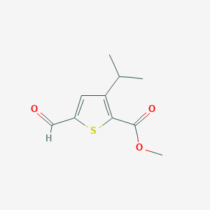 Methyl 5-formyl-3-isopropylthiophene-2-carboxylate