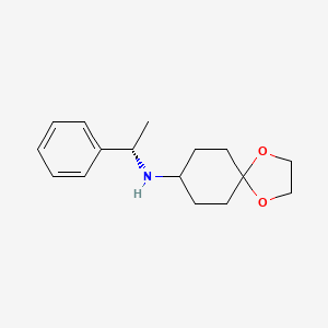 ((1S)-1-Phenylethyl)(1,4-dioxaspiro[4.5]dec-8-yl)amine