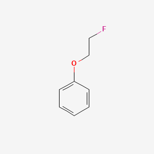 molecular formula C8H9FO B8785544 Benzene, 2-fluoroethoxy- CAS No. 405-97-0