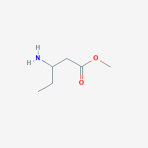 molecular formula C6H13NO2 B8785560 methyl 3-aminopentanoate 