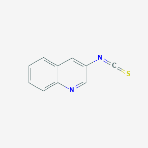 molecular formula C10H6N2S B8785563 3-Isothiocyanatoquinoline CAS No. 109029-20-1